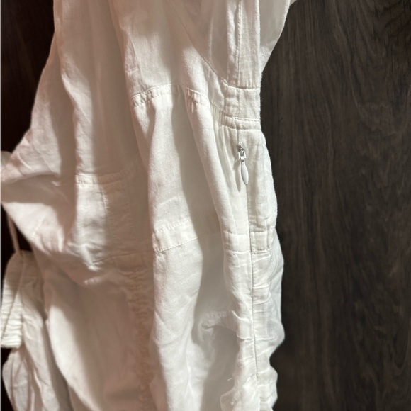 Isabel Marant Etoile Lecia Dress White One-Shoulder Puff-Sleeve Mini Dress - Picture 8 of 10